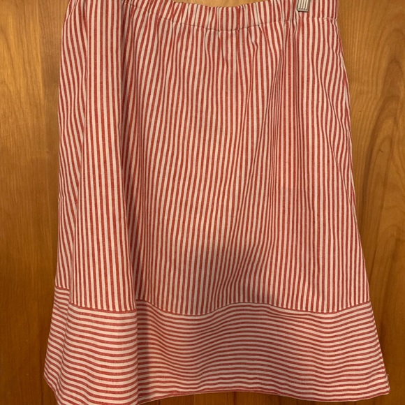 J. Crew Dresses & Skirts - Red and white striped skirt